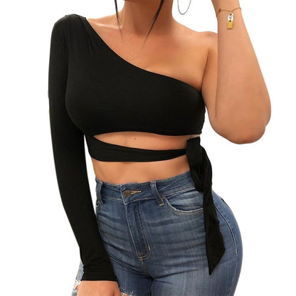 Women T-shirt Long Sleeve Top Ladies Bodycon Casual T Shirt Sexy Ladies Shirt Womens Clothing Party Clothes Women Tee Shirts